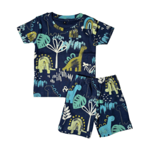 Navy Dino Jungle Co-ord Shorts