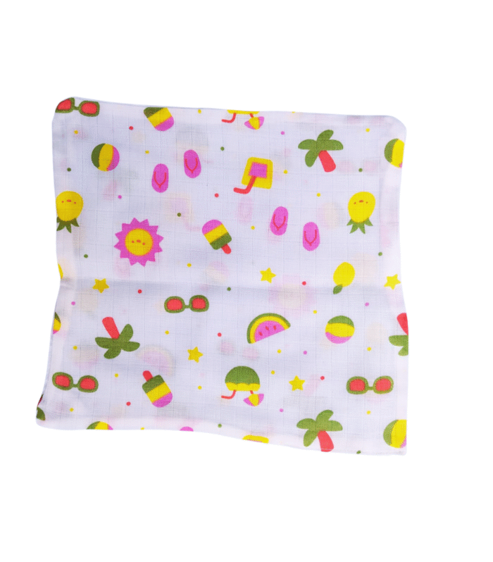 Tropical Sunshine 4-Layer Muslin Wipe