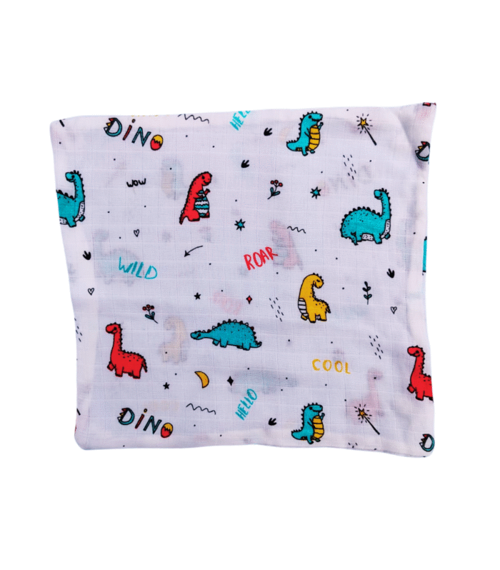 Dino World 4-Layer Muslin Wipe