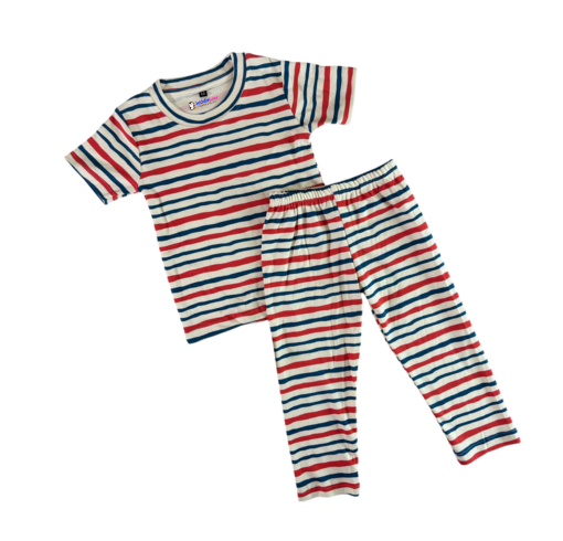 Rainbow Stripes Co-ord Pants Set