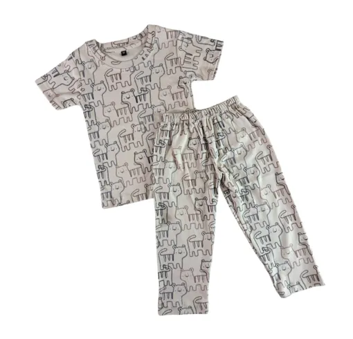 Sketch Safari Animal Co-ord Pants Set