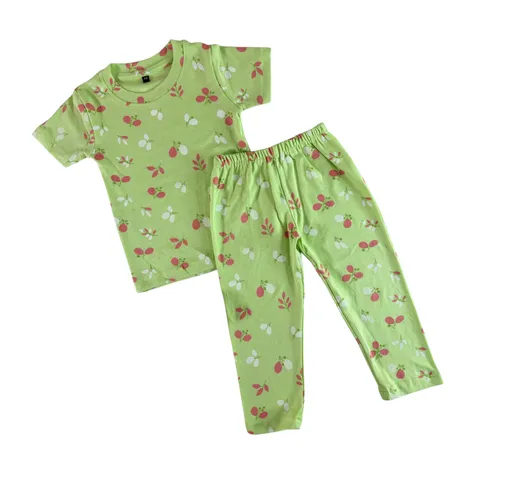 Mint Cherry Blossom Co-ord Pants Set