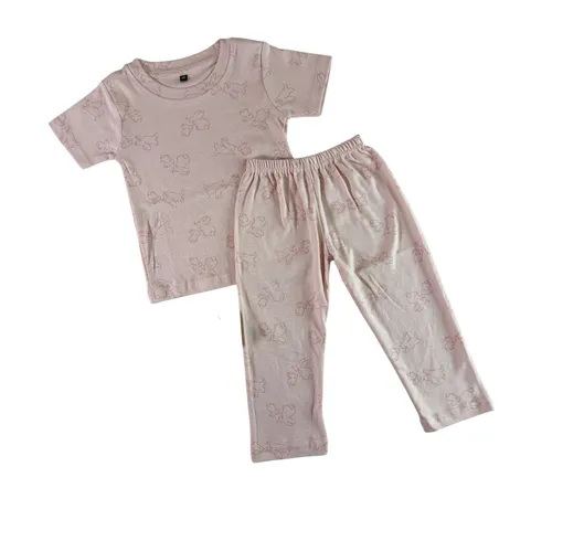 Blush Flutter Butterfly Co-ord Pants Set