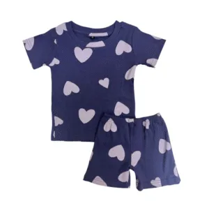Purple Heart Pop Co-ord Shorts