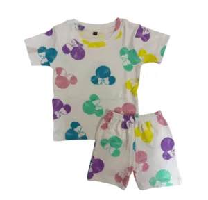 Rainbow Bubble Bear Co-ord Shorts
