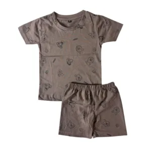 Brown Bear Friends Co-ord Shorts