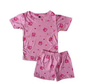 Pink Kitty Friends Co-ord Shorts