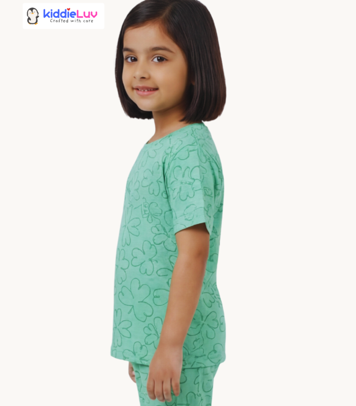 Co-ord Pants set - Green Clover