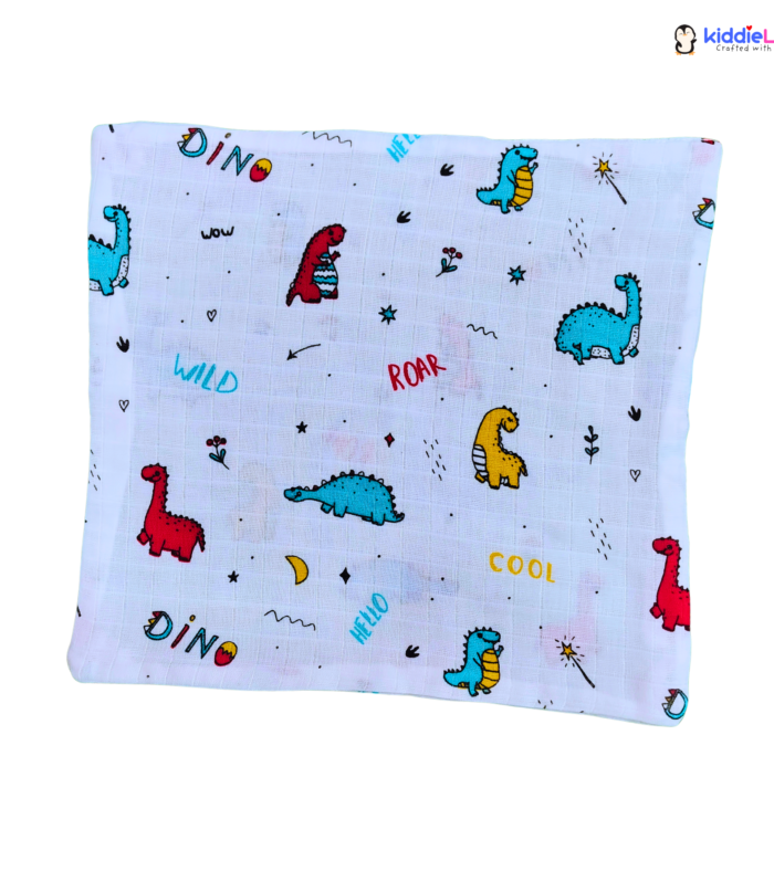 Dino Roar 4-Layer Muslin Wipes