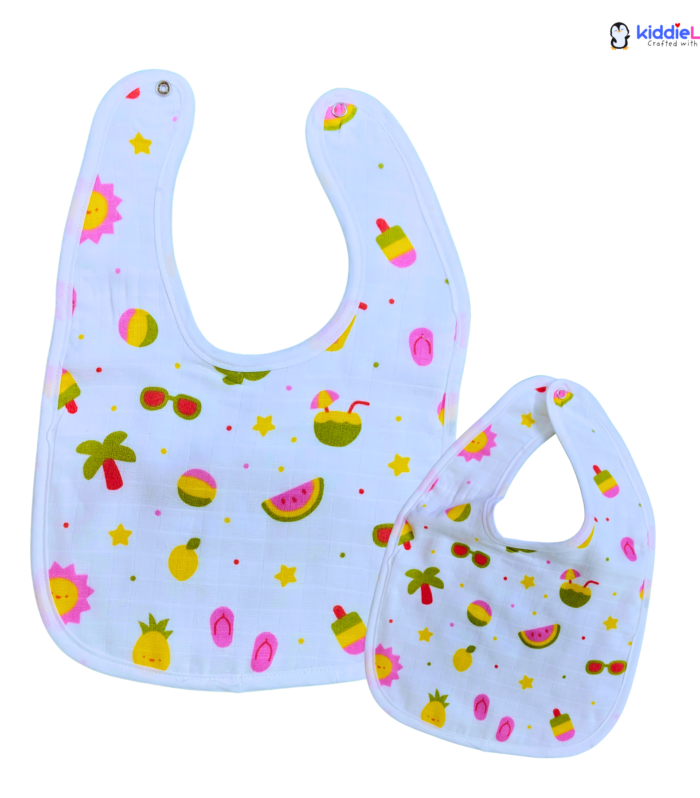 Sunny Beach Vibes - 4 layered Bib