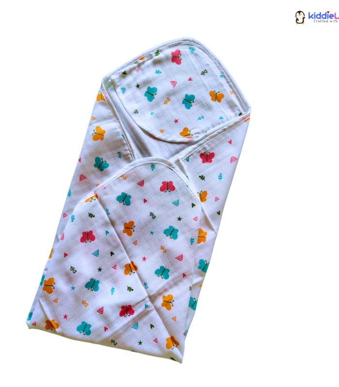 Tiny Butterfly - 4 layered Hooded Towels