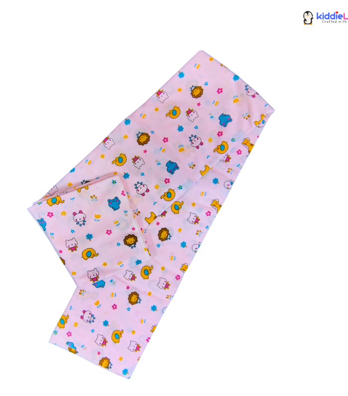 Pure Cotton Thottil - Kitty Lion Pink